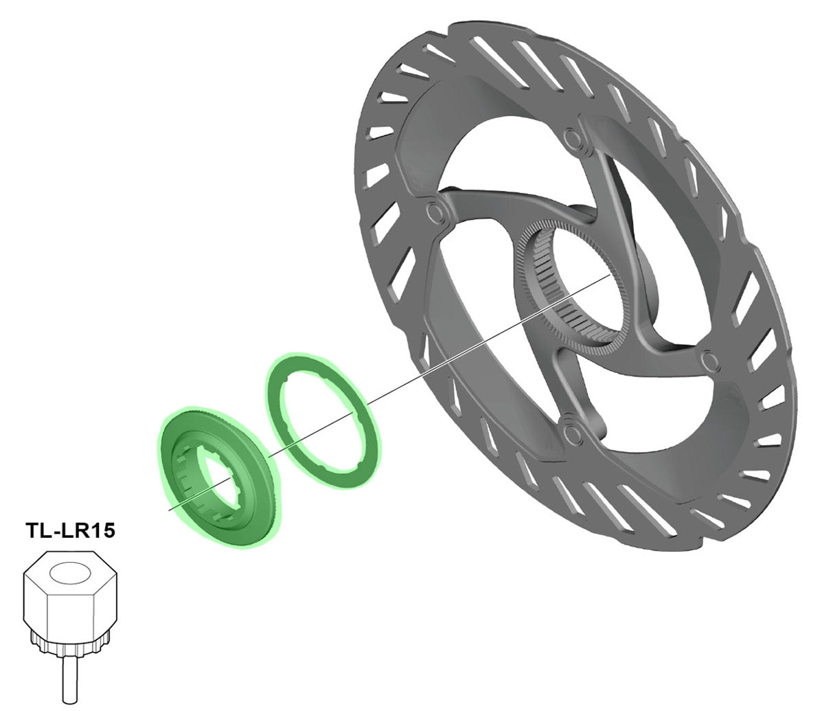 Shimano disco fixing ring for SM-RT81/SM-RT67