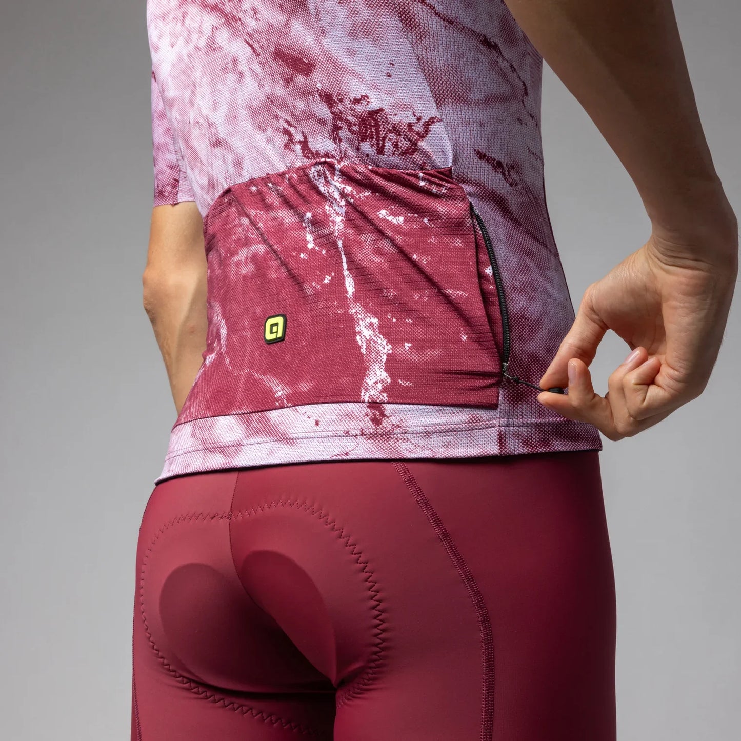 Maillot mangas cortas Alè PR-E Mármol 2025