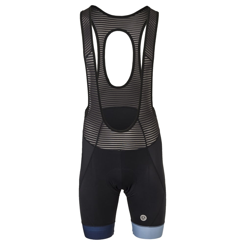 ESSENTIAL II Prime Short Bib Shorts Men Black/Light Blue