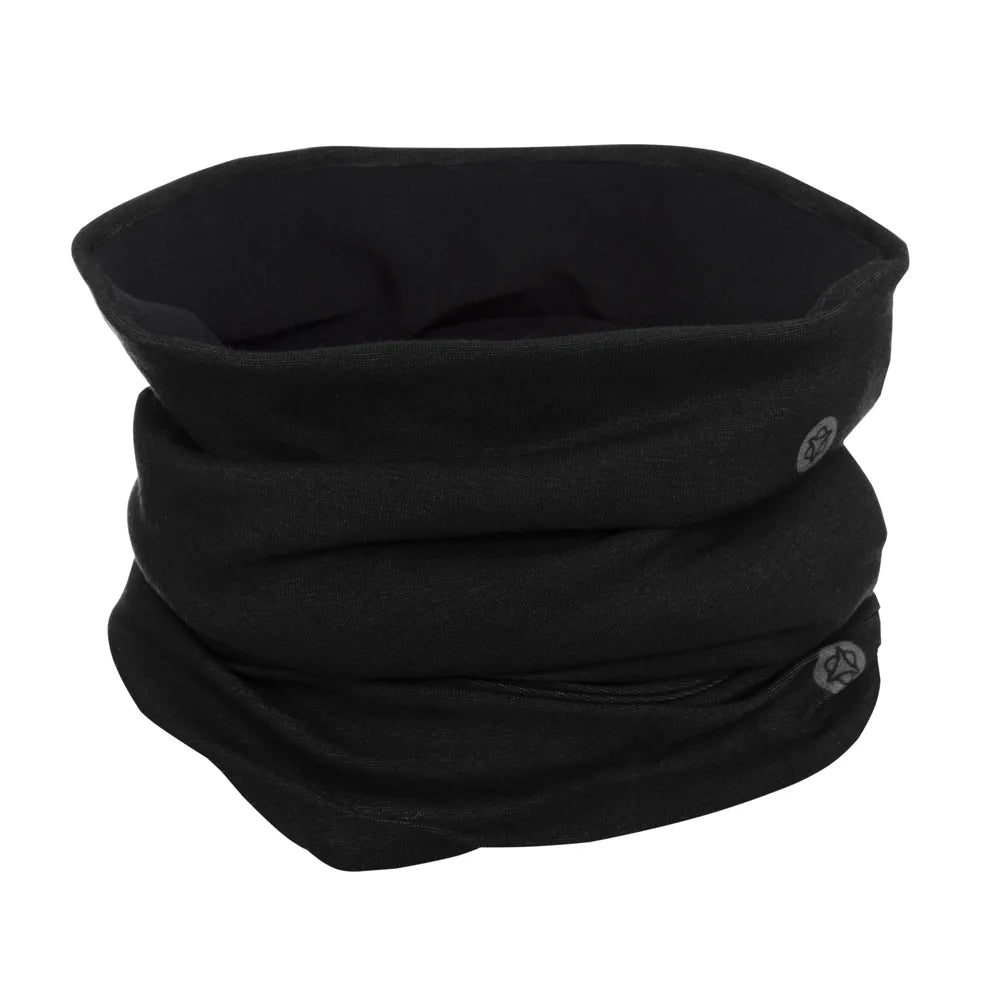 AGU - Scaldacollo in Primaloft: Microfibra Elasticizzata Nero