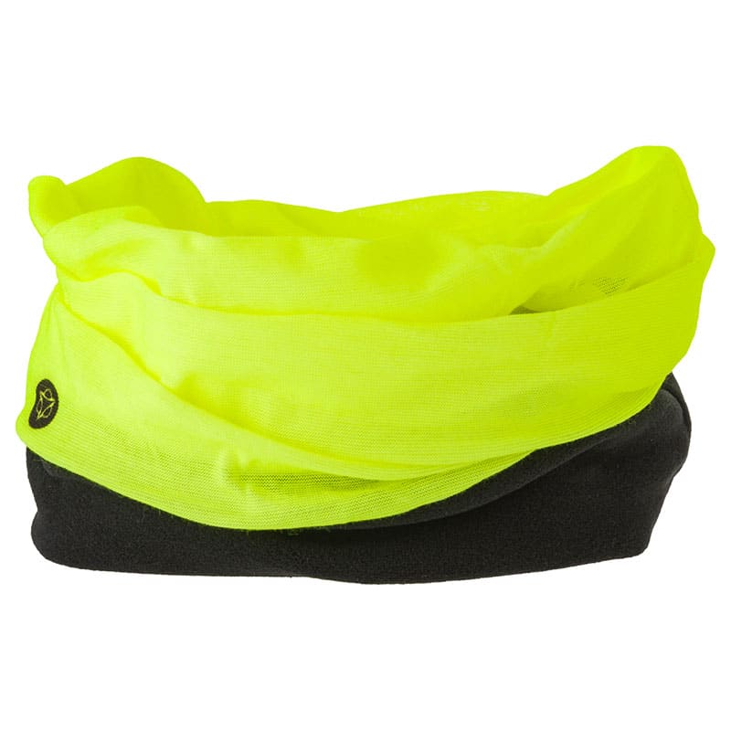AGU - Scaldacollo in Primaloft: Microfibra Elasticizzata Giallo Fluo