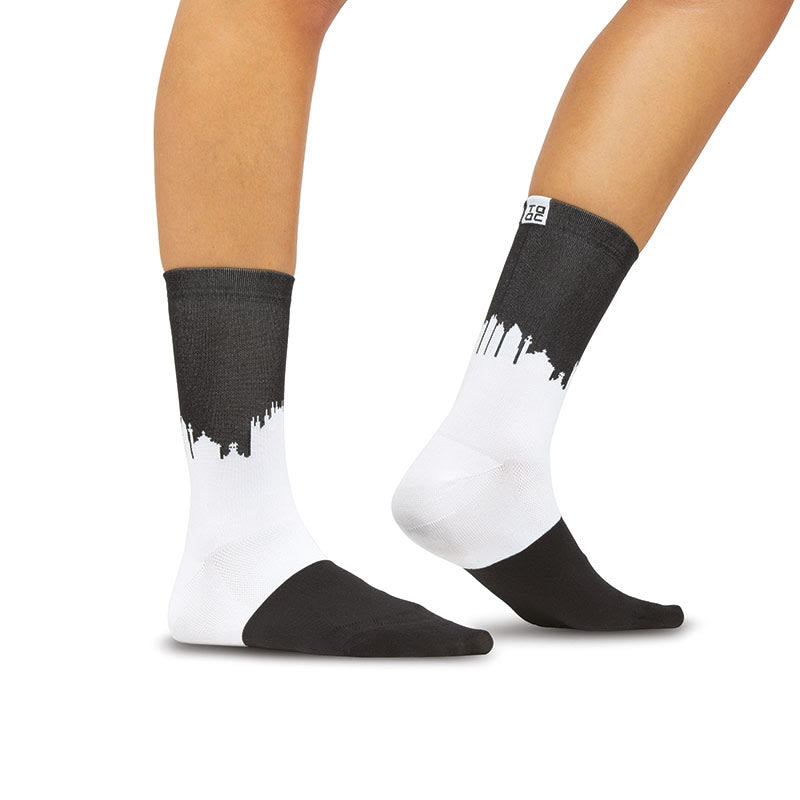 CAMBIO Socks White/Black