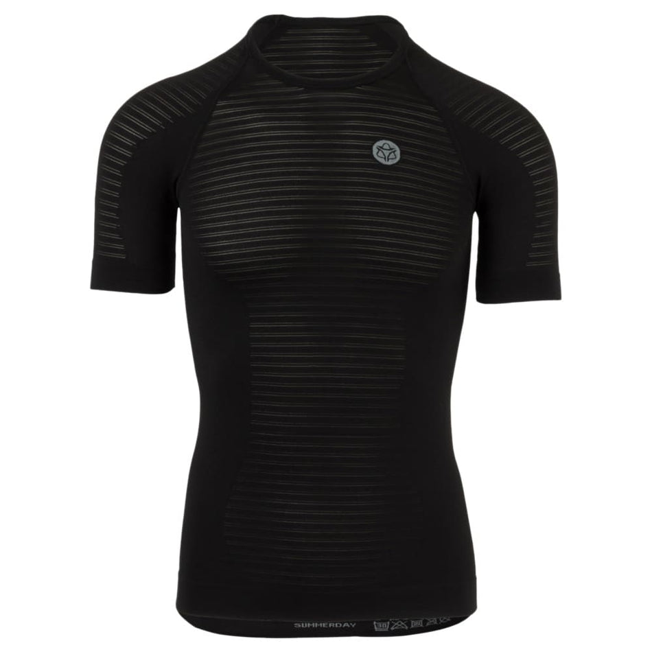SUMMERDAY Base Underwear Unisex Black - Short Sleeves