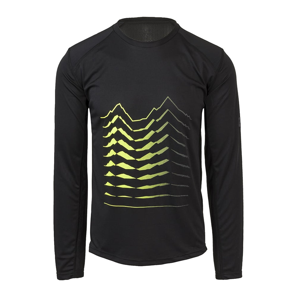 MTB Sport Shirt Herren Schwarz - Langarm