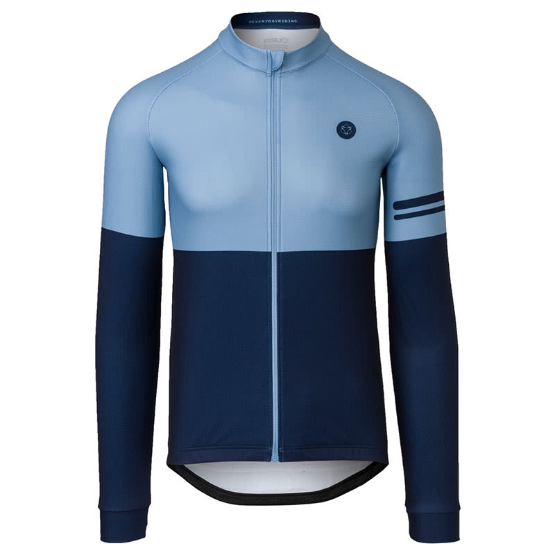 DUO Mid Season Shirt Men Light Blue/Black - Long Sleeves