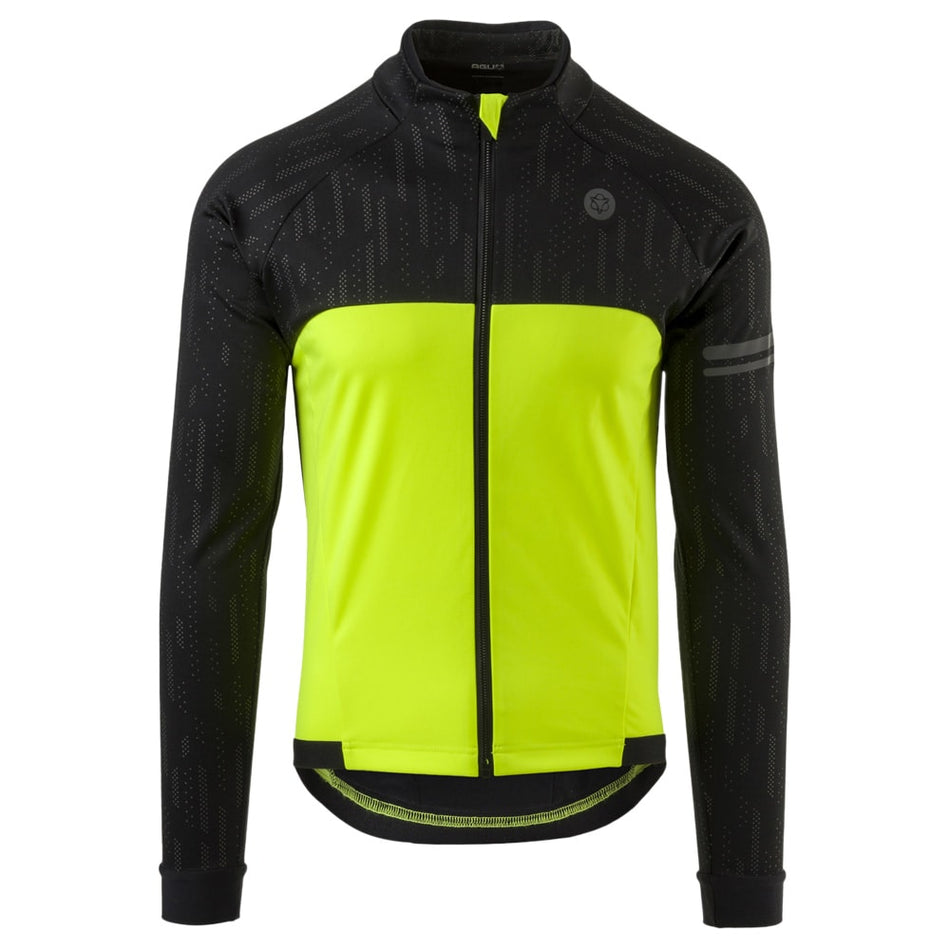 Men's Winter Sport Jacket Black/High-Visibility Yellow