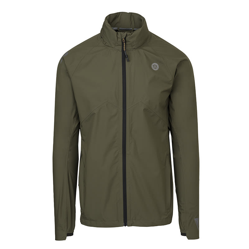 VENTURE Compact Rain Jacket Unisex Military Green