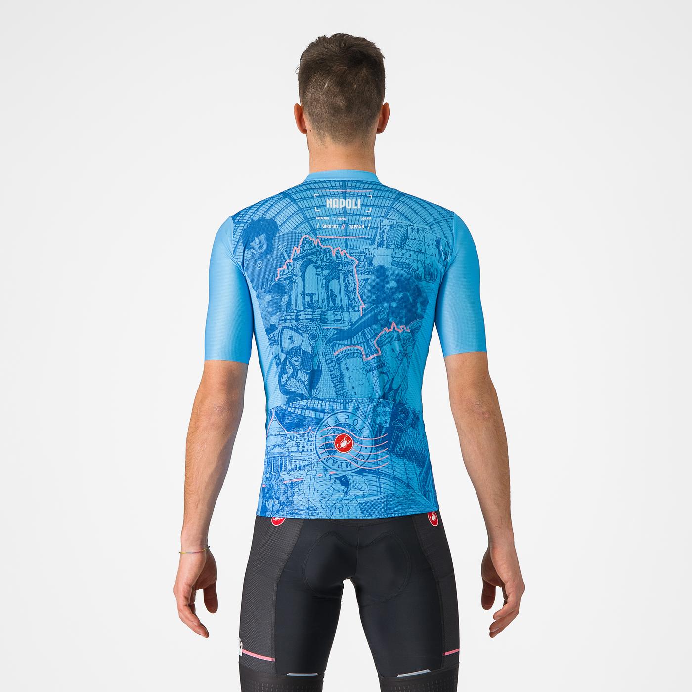 Kortærmet shirt castelli giro107 Napoli