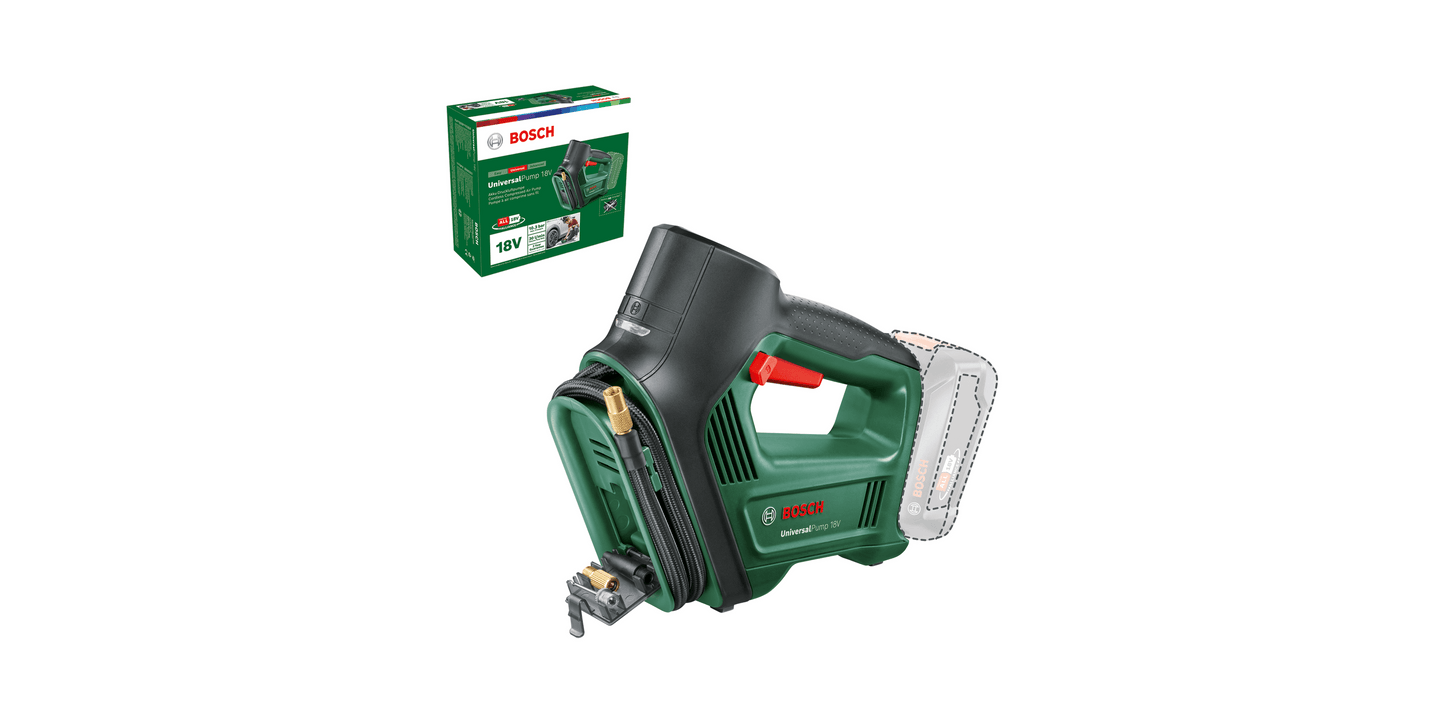 Bosch Universal Pump 18 V: n sähköpumppu