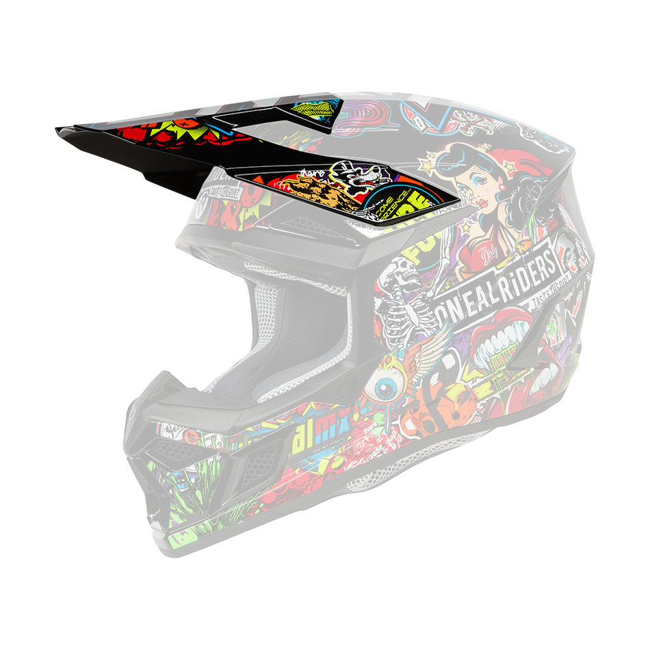 Replacement Visor For 3SRS Crank Helmet
