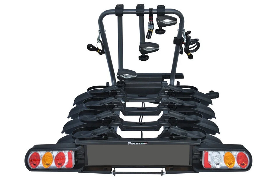 Peruzzo Universal Anhängerkupplung Fahrradträger Pure Instinct für 4 Fahrräder