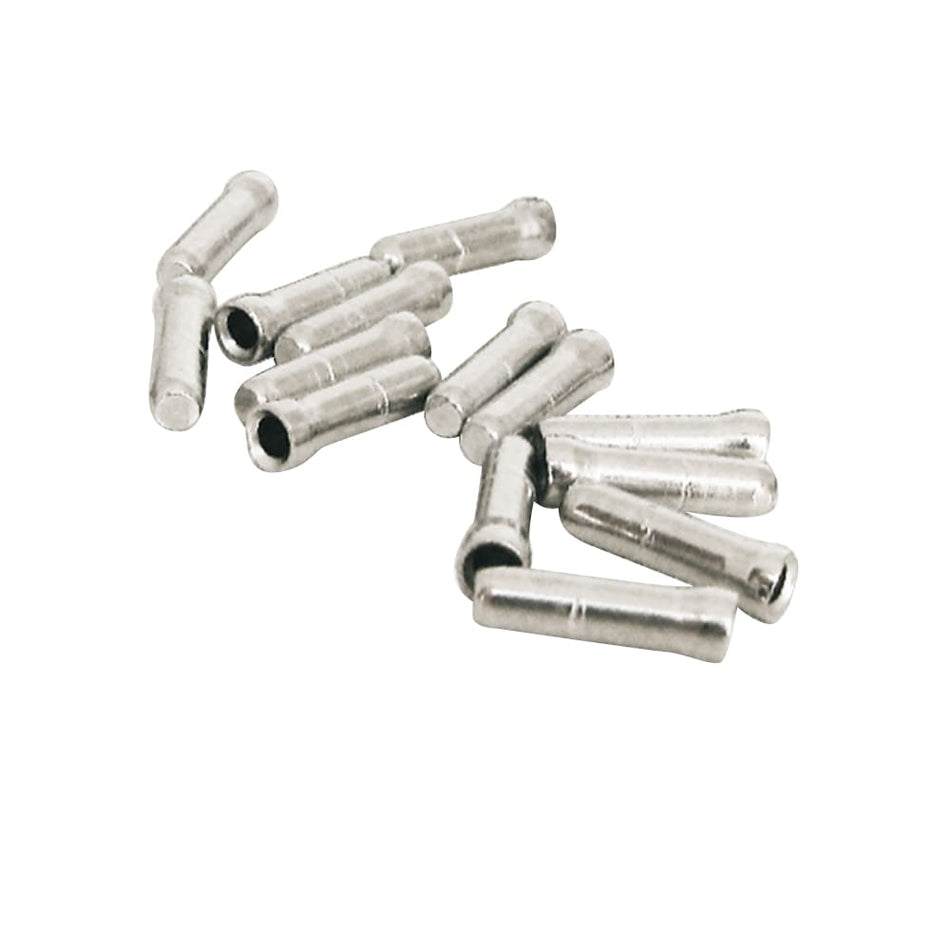 Turned Aluminum Cable End Cap Body: 1.2mm Pack of 500 Silver