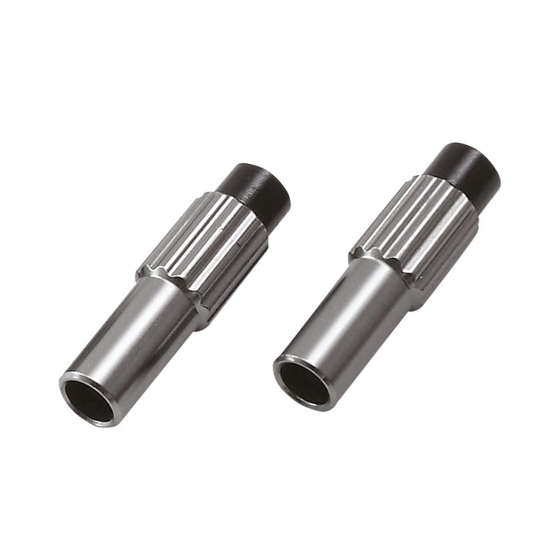 Gear Cable Tension Adjuster m5x18mm Aluminum 2 Pieces Silver