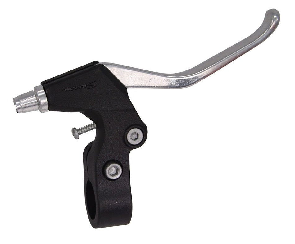 MTB Brake Levers 3 Finger D22 in Aluminum/Nylon with Black Collar (Pair)
