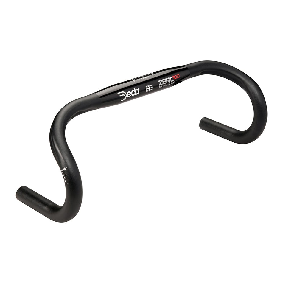 Lenker ZERO100 31,7mm x 440mm Shallow aus schwarzem Aluminium