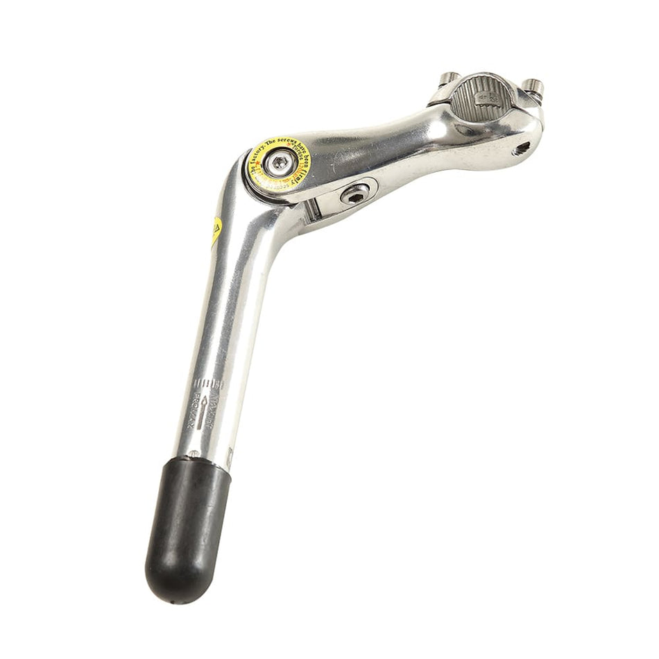 Adjustable Handlebar Stem 25.4x105mm Silver Aluminum