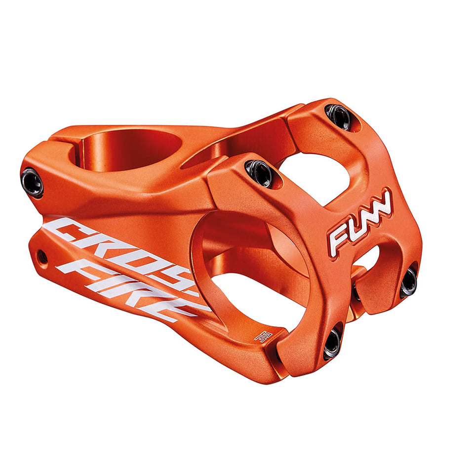 CROSSFIRE 31.8x35mm Aluminum Handlebar Stem Rise 0° Orange