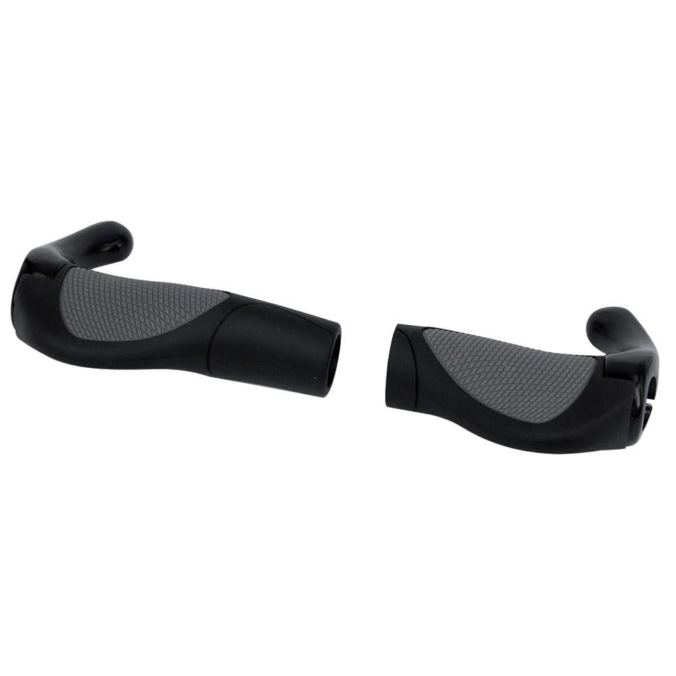 TREKKER PLUS Grip 140+95mm Black/Grey with Extensions