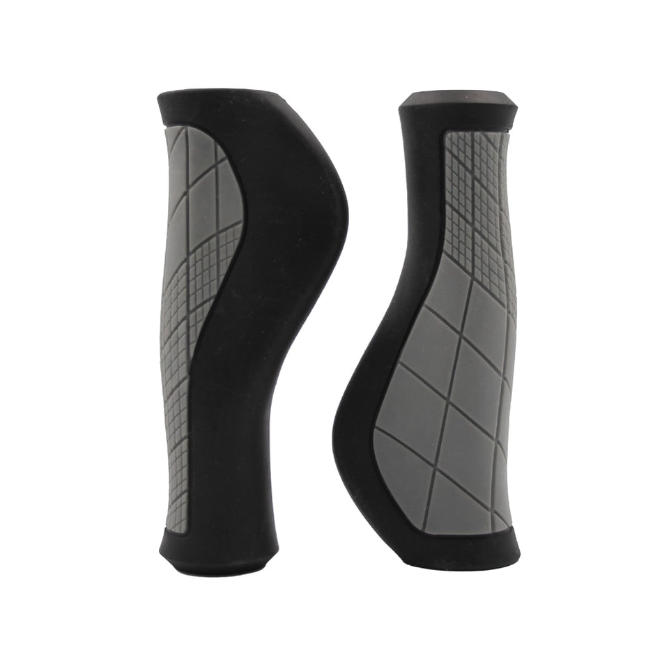 Ergonomic CITY COMFORT Grip 135mm for CITY BIKE Black/Grey