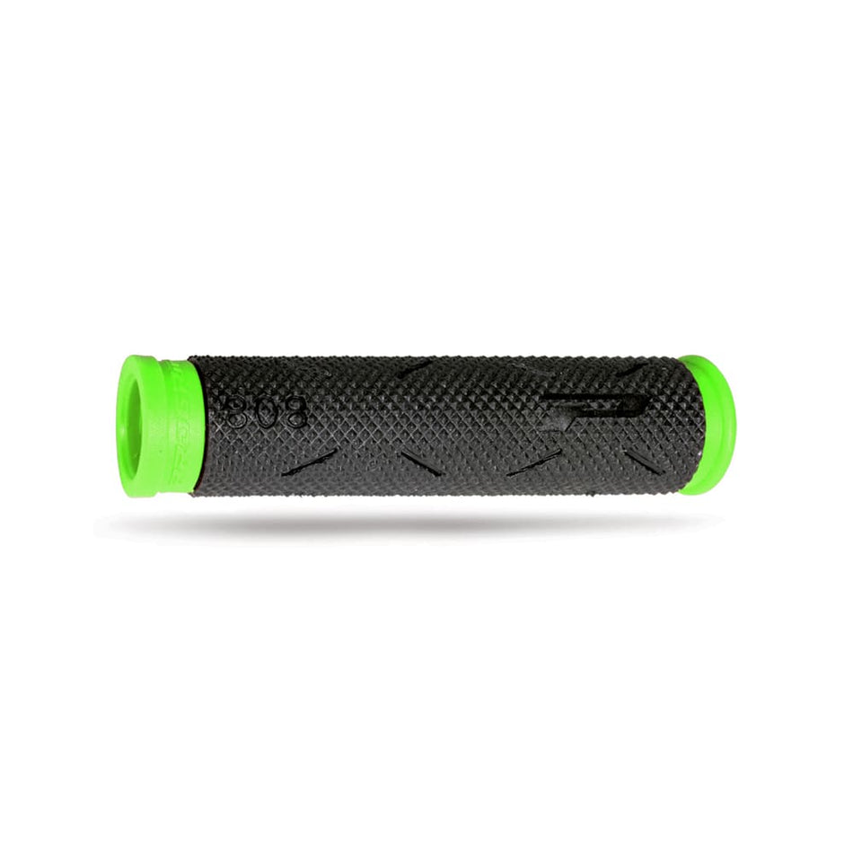 MTB SOFT TOUCH Grip 125mm Rubber Black/Fluo Green