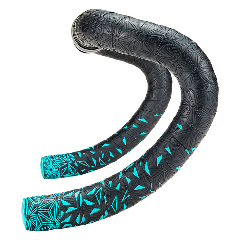 STARFADE Handlebar Tape 2200x30x2.5mm in Light Blue Polyurethane + End Plug