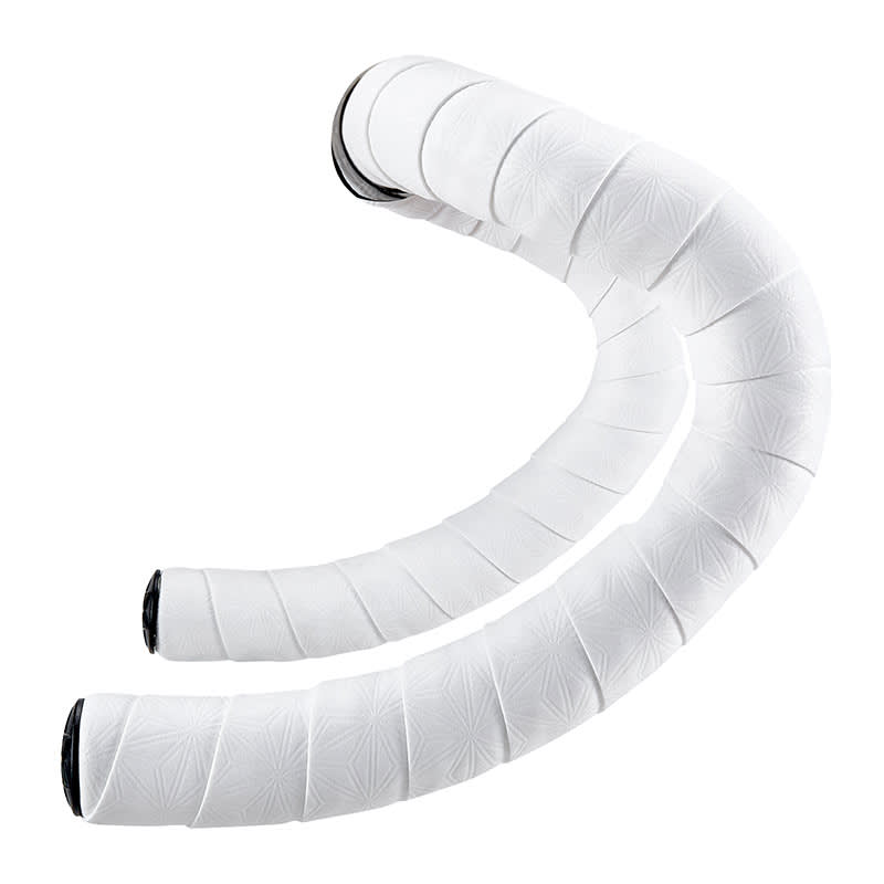 Lenkerband SUAVE 2200x30x2,5mm in EVA Weiß + Kappe Schwarz