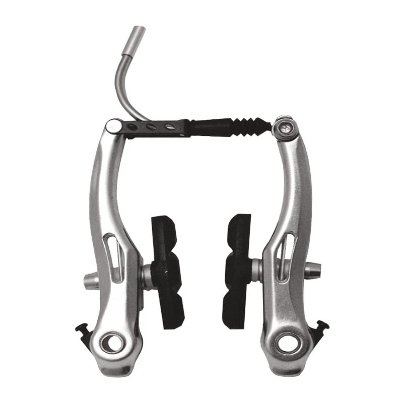 Forged Aluminum V-Brake - H108mm x Pads: 60mm Silver