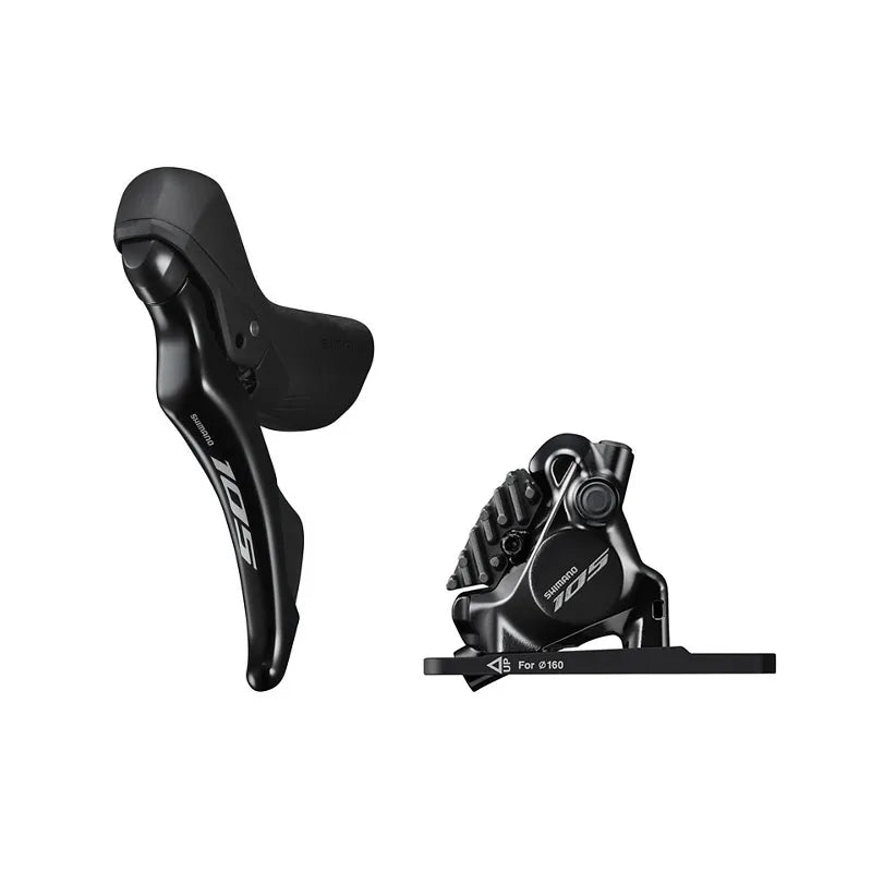 SHIMANO - Freno Idraulico (KIT) ROAD 105 12V R7100 Anteriore 2x12V Meccanico