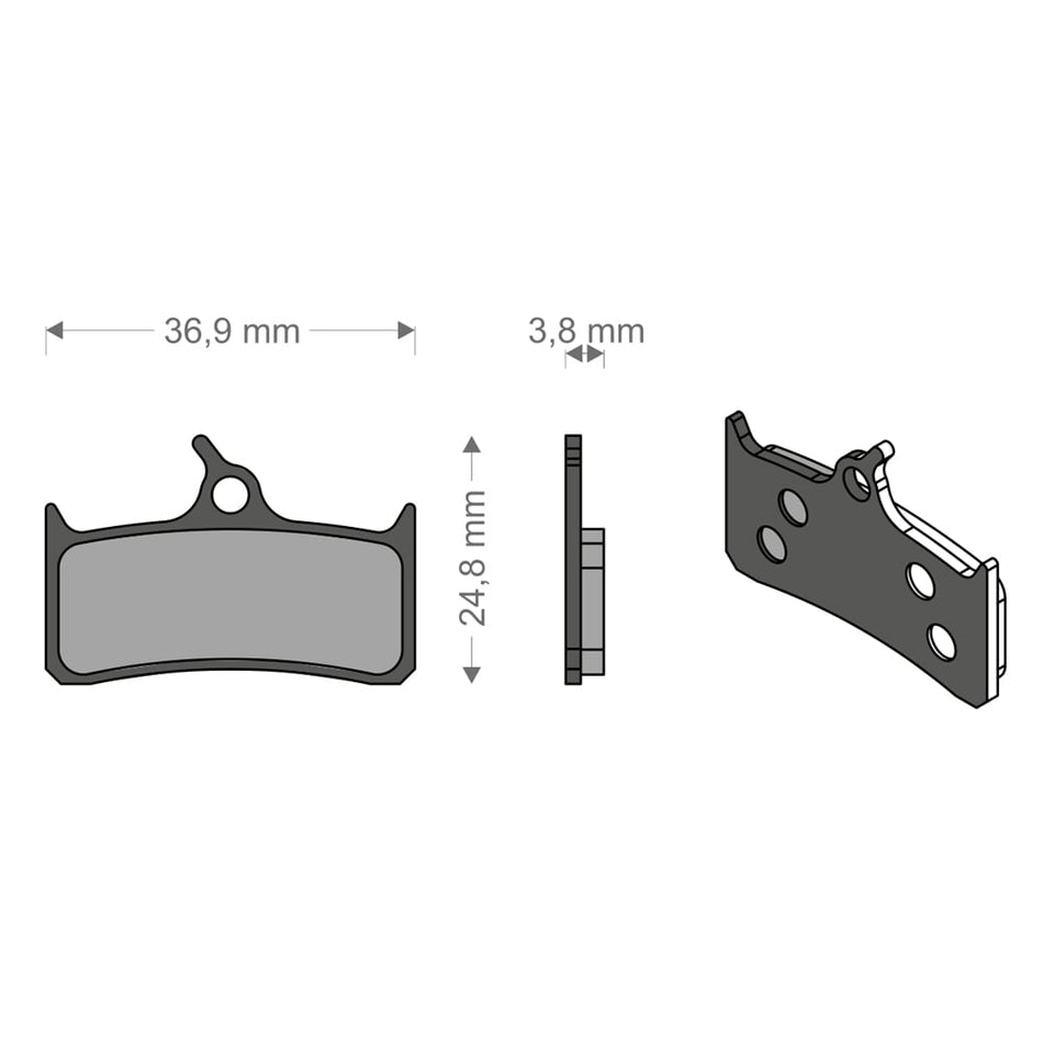 All Around Pads for XT/MONO SHIMANO/HOPE/SRAM System