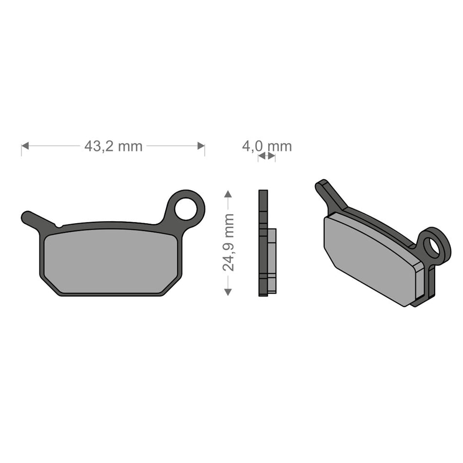 Sinter Tech Pads for B4/RACING XC/BR TEAM/PRO FORMULA System