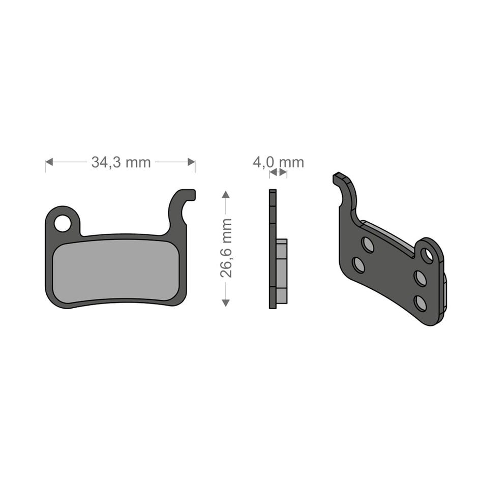 All Around Pads for XTR/SLX/DEORE/SAINT/DASH SHIMANO System