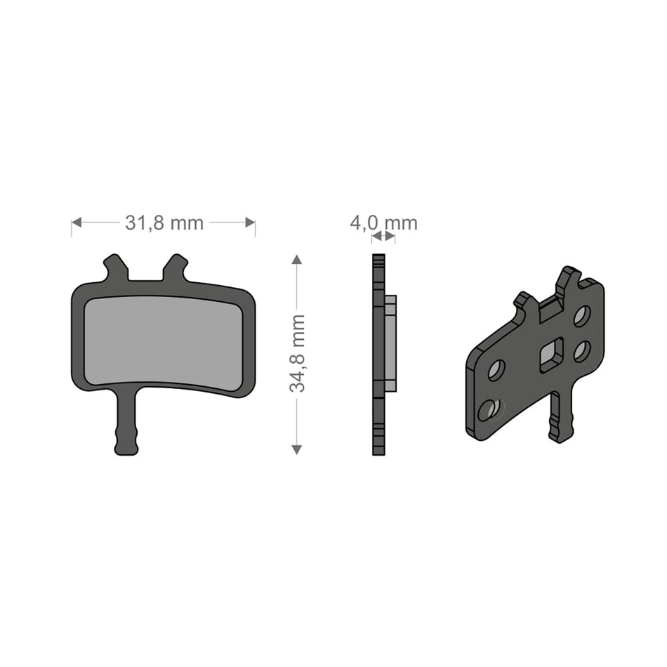 Sinter Tech Pads for JUICY 3/5/7/CARBON/ULTIMATE AVID System