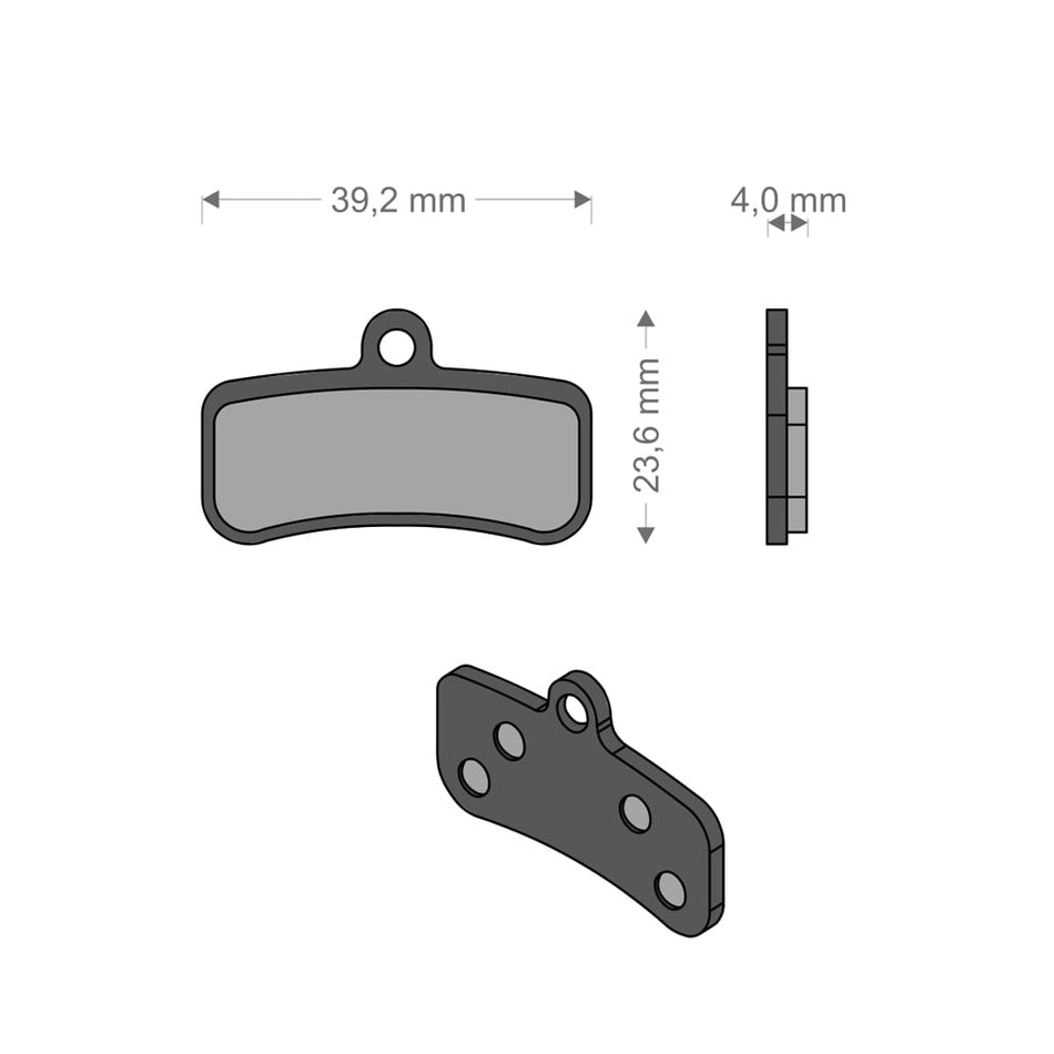 Performance Tech Pads for XTR/QUADIEN/HD SHIMANO/TRP System