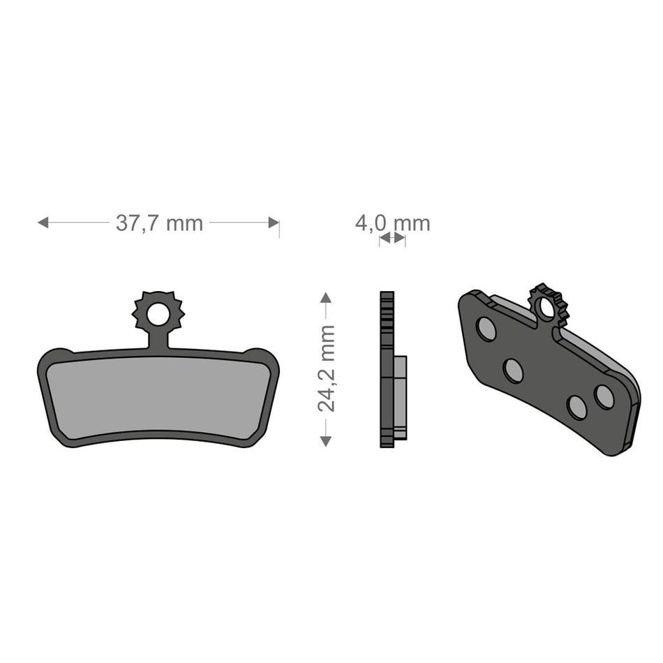 Sinter Tech Pads for XO-ELIXIR TRAIL/RSC/R/T AVID/SRAM System