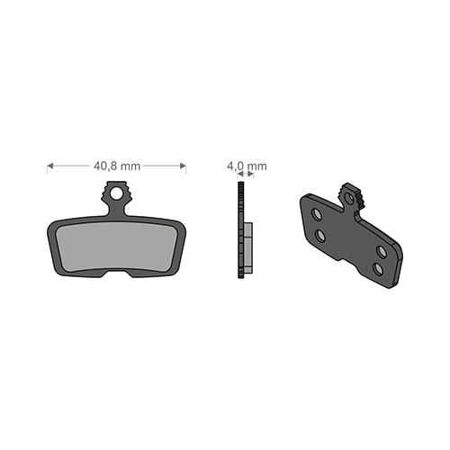Sinter Tech Pads for CODE R/CODE RSC/GUIDE R AVID/SRAM System