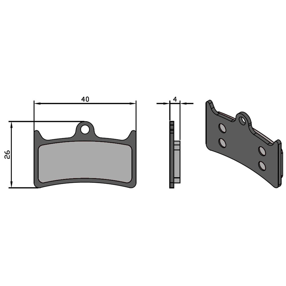 E-Bike Tech Pads for V4/MASSIMA HOPE/TRICKSTUFF System