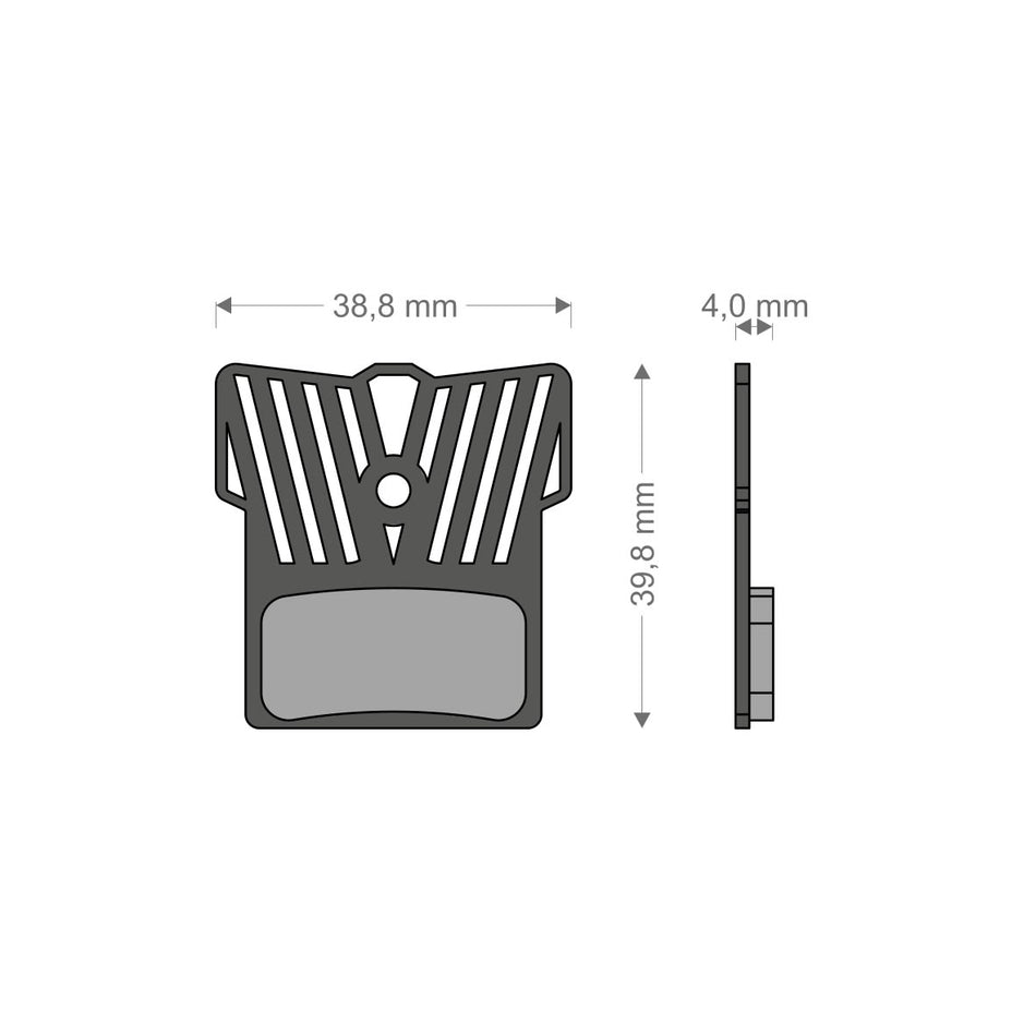 Light Tech Pads for XTR/K-FORCE/MCX1 SHIMANO/FSA/REVER System
