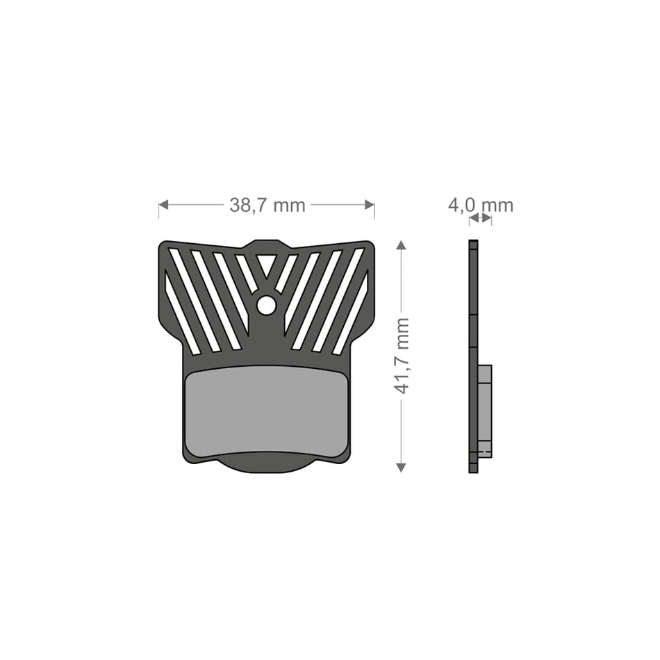 Light Tech Pads for MT2-8 DISK MAGURA System