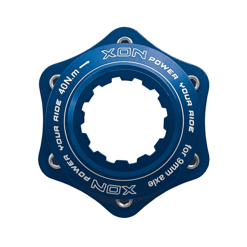 Adapter Bremsscheibe für Achse: 9mm x Gewicht: 29,6g Center Lock Blau