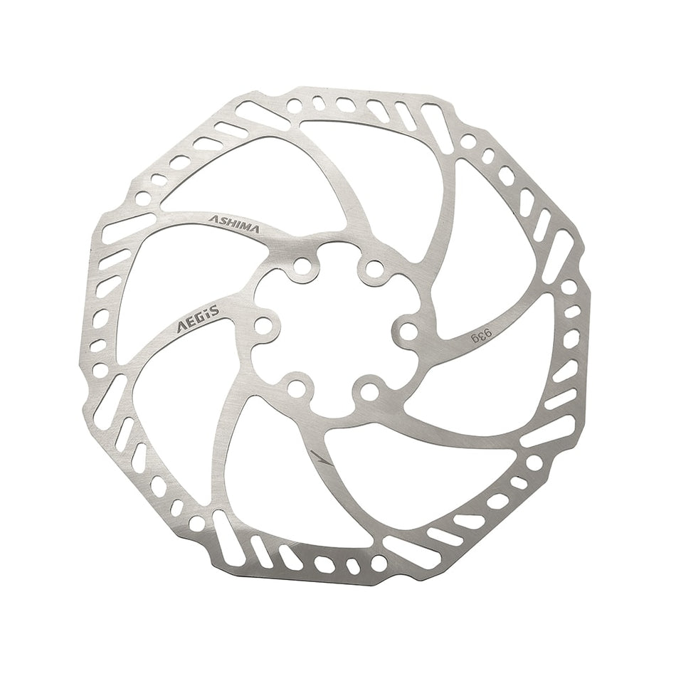 ARO-15 AEGIS Brake Disc 160mm x 93g Silver - 6-Bolt Mount
