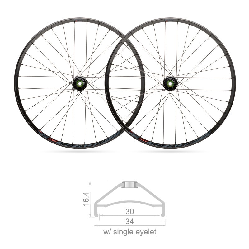 Wheels 29" x 30mm MTB READY Tubeless Microspline 12V (Pair)