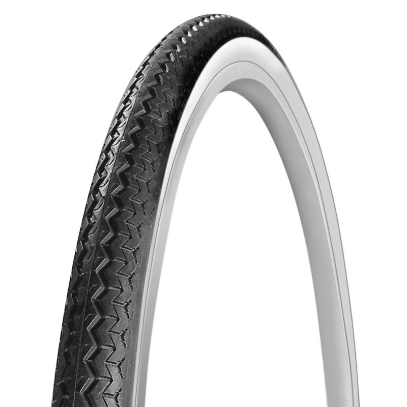 26x1 1/2 WORLD TOUR Tube Type Rigid Black/White Tire