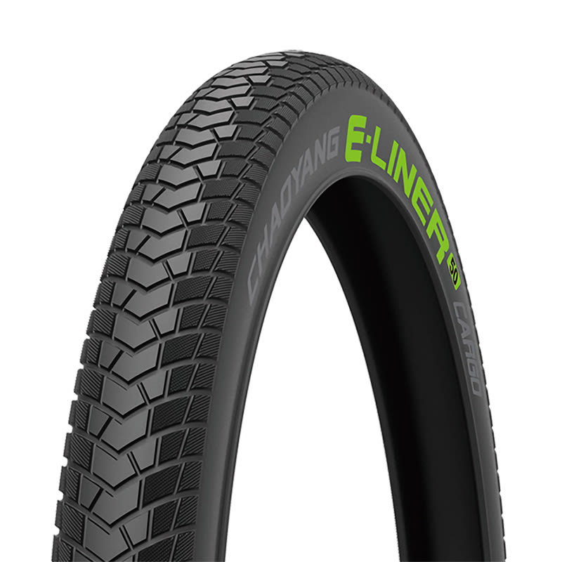 Tire 26x2.15 E-CARGO 60TPI Tube Type Rigid Black/Reflective