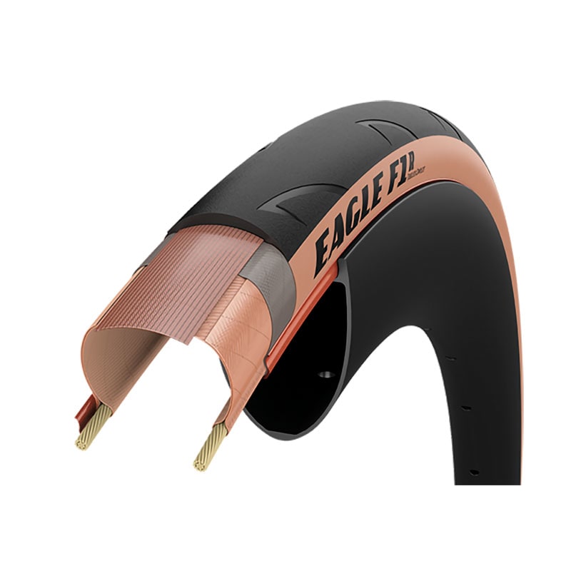Reifen 700x25 EAGLE F1 R Tubeless Komplett Schwarz/Para