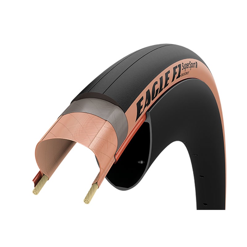 Reifen 700x25 EAGLE F1 Supersport R Tubeless Komplett Schwarz/Para
