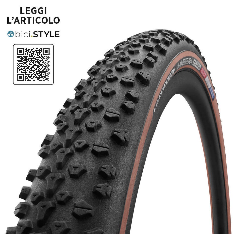 Tire 27.5x2 AVENTURA GREZZO Gravel Tubeless Ready A/N 120TPI