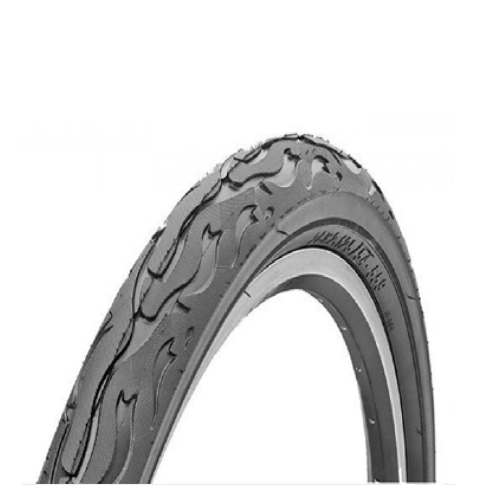 Tire 26x2.125 FLAME H-584 30TPI Tube Type Rigid Black/White
