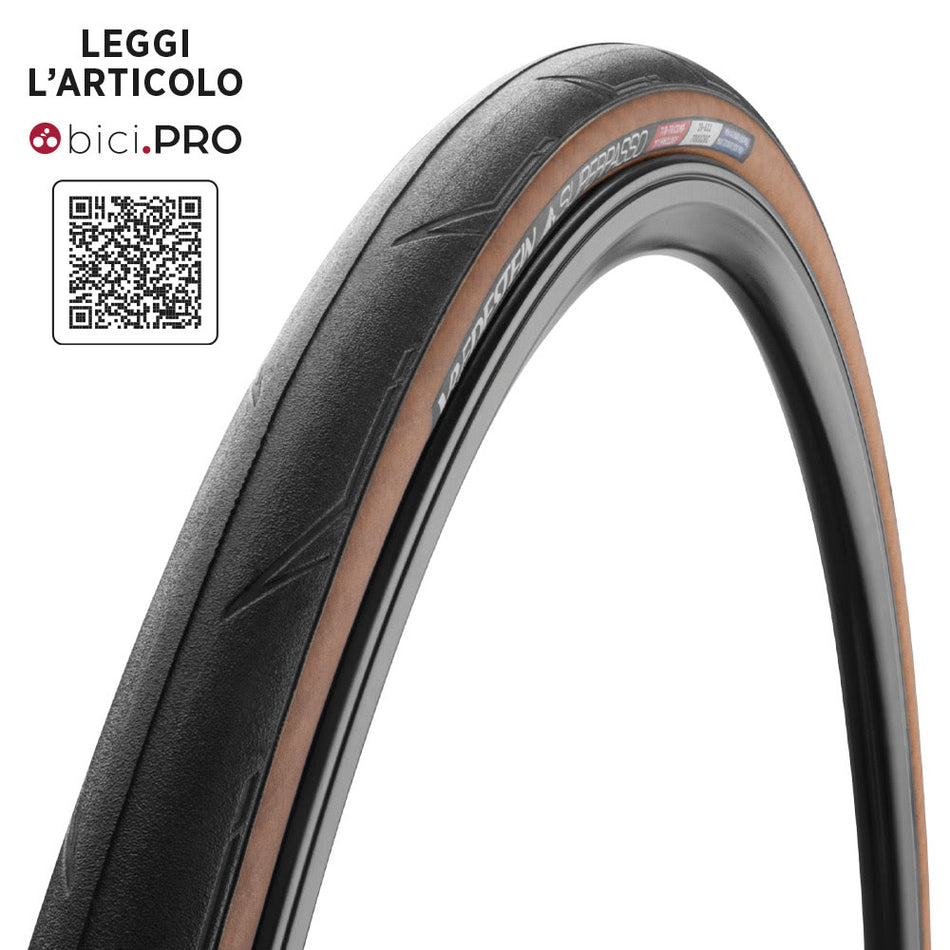 700x25 SUPERPASSO Tubeless Ready Folding Tire Black/Para