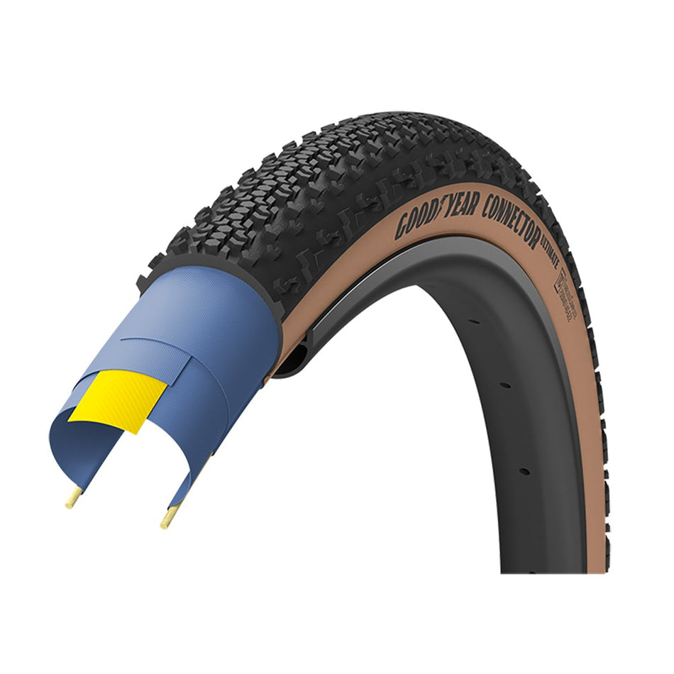 Reifen 650x50 CONNECTOR Tubeless Komplett Schwarz/Para
