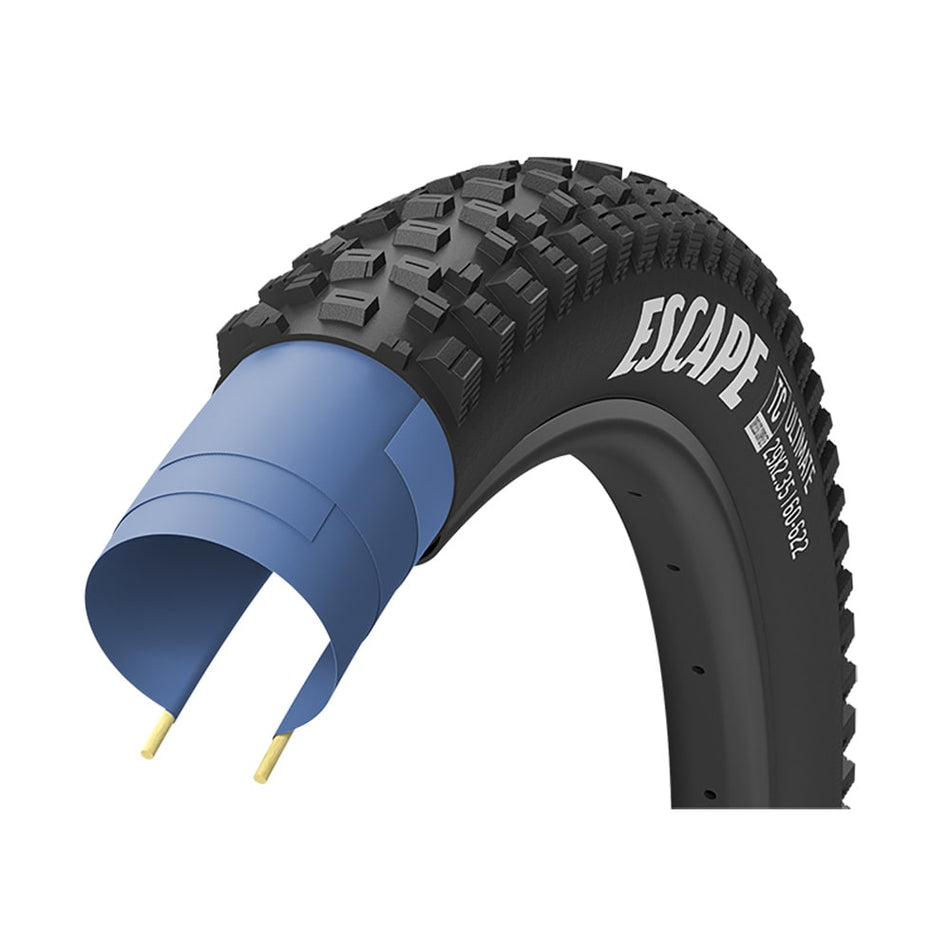 Reifen 27,5x2,60 ESCAPE Tubeless Complete All Mountain Schwarz